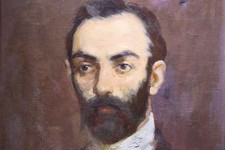 Портрет Коста Хетагурова работы Б.Н. Калманова (1920 г.)
