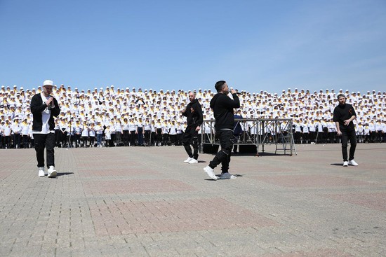 Детский хор и группа «ПослеZавтра». Пресс-служба администрации г. Ставрополя