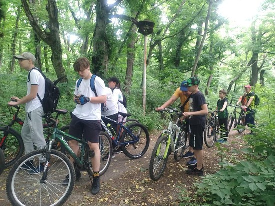 Забег на велосипедах 5 июня 2022 г. Пресс-служба администрации города-курорта Железноводска