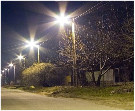Уличное освещение в пос. Курганном. Администрация Новоалександровского горокруга