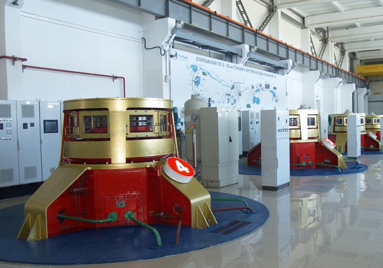 Машинный зал Егорлыкской ГЭС-2. ПАО «РусГидро» – «Каскад Кубанских ГЭС»
