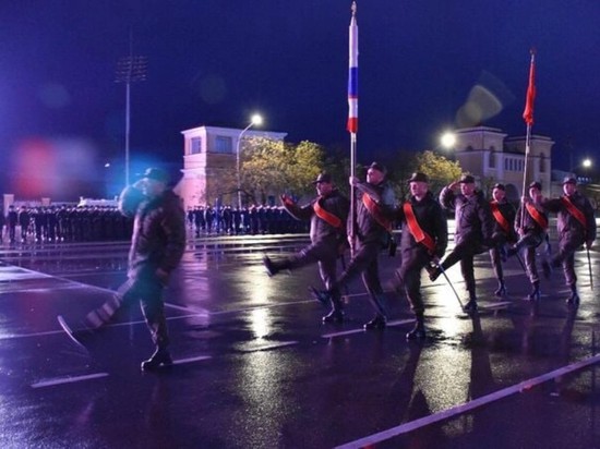 Репетиция парада Победы в Ставрополе 2 мая 2023 г. Миннац края